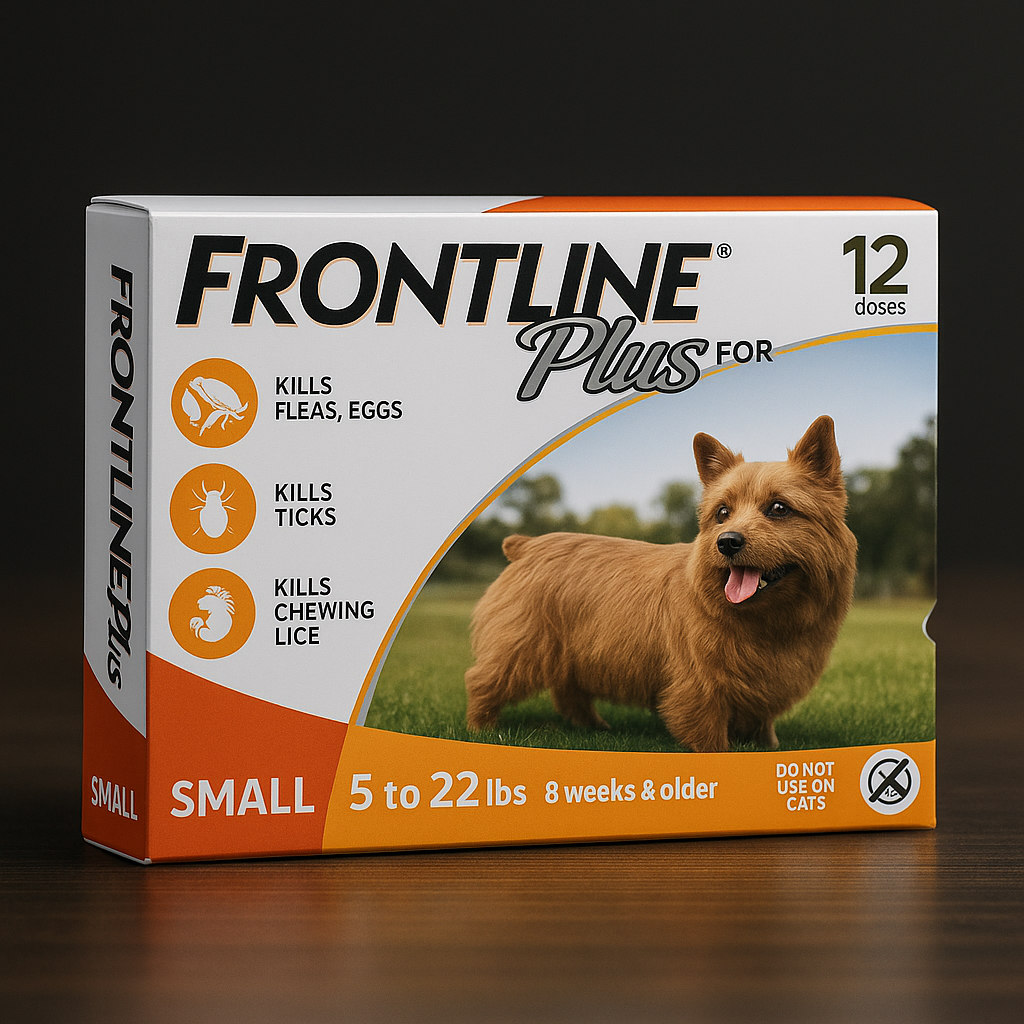 Frontline Plus Flea and Tick Treatment for Small Dogs